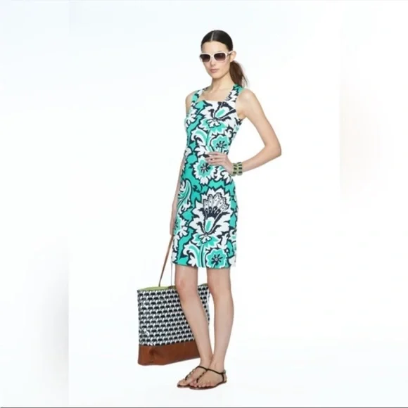 Banana Republic x Milly Collection Eden Rock Printed Dress - Picture 2 of 7